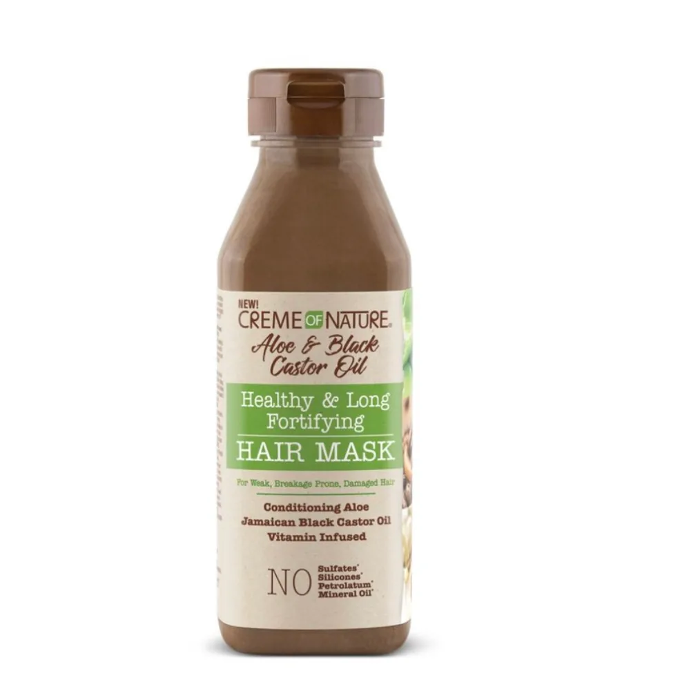 Creme of Nature Aloe & Black Castor Oil Healthy & Long Fortifying Hair Mask-12oz