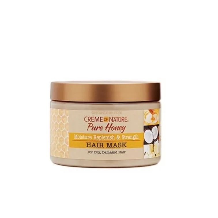 Creme of Nature Pure Honey Moisture Replenish & Strength Hair Mask-11.5oz