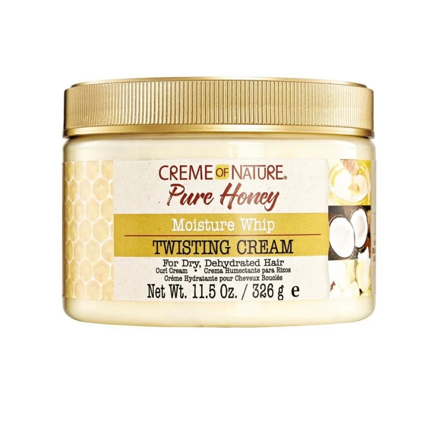 Creme of Nature Pure Honey Moisture Whip Twisting Cream-11.5oz