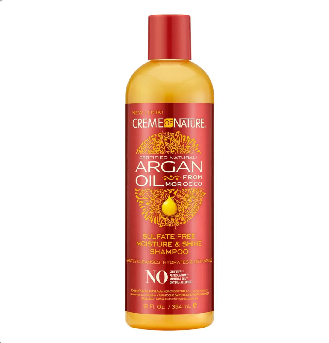 Creme of nature argan oil moisture & shine shampoo- 12oz
