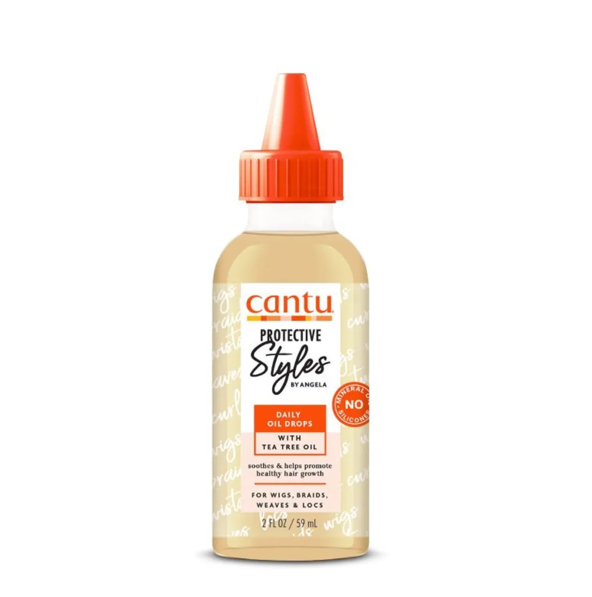 Cantu Protective Styles by Angela Daily Oil Drops with Tea Tree Oil, 2 fl oz