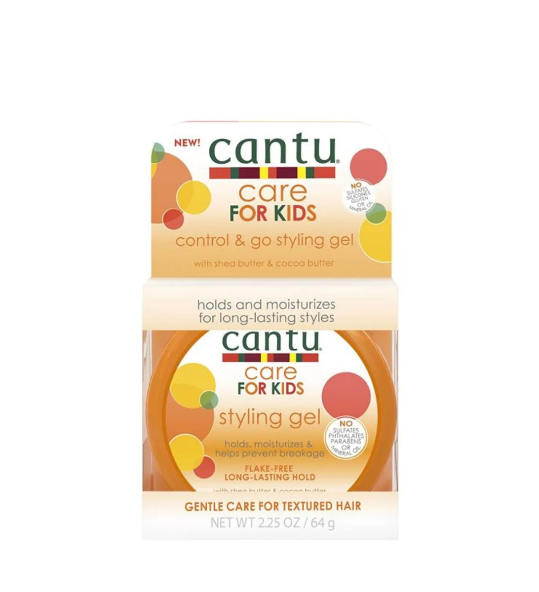 Cantu Care for Kids Control & Go Styling Gel – 2.25 oz