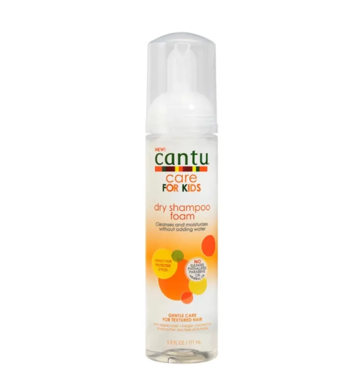 Cantu Care for Kids Dry Shampoo Foam – 8 oz