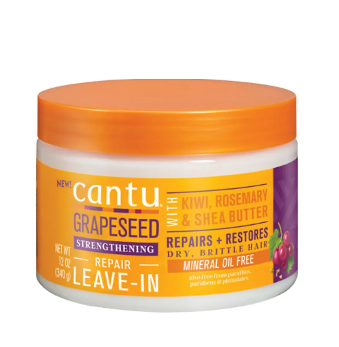 Cantu grapeseed strengthening leave repair leave in -12oz