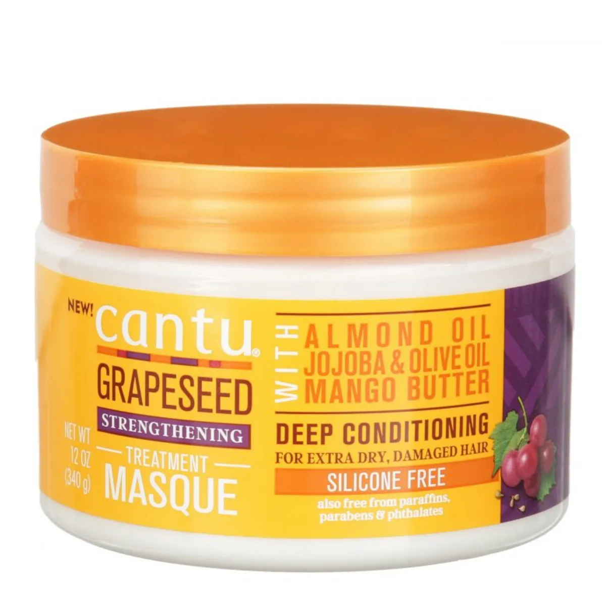 Cantu Grapeseed Strengthening Treatment Masque- 12 oz.