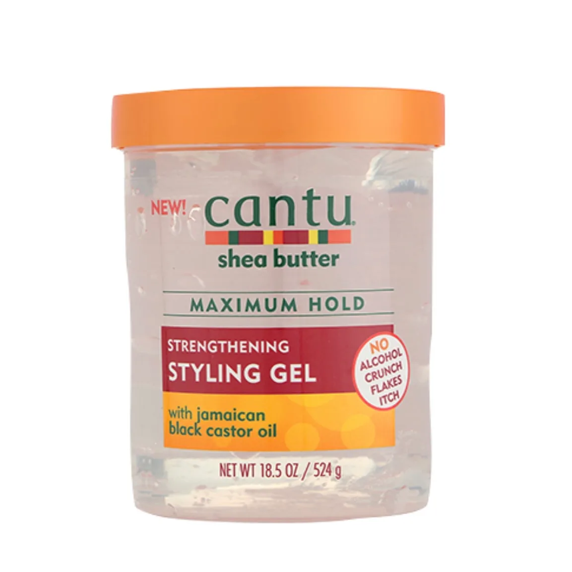 Cantu maximum hold strengthening Gel 18.5oz (jamaican black castor oil)