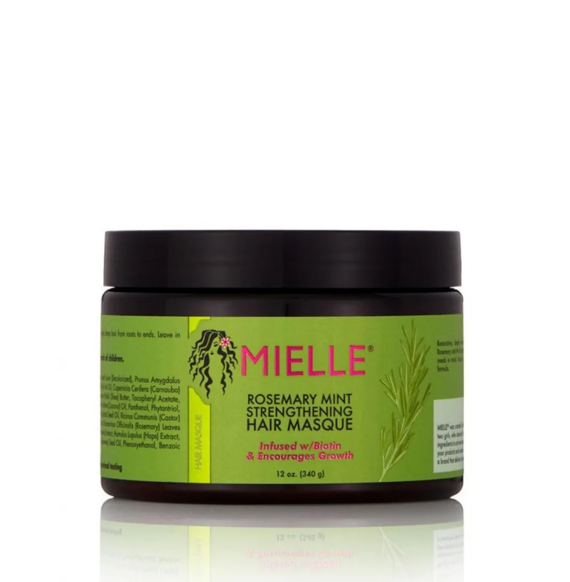 Mielle organics rosemary mint strengthening hair masque infused w/ biotin 12oz