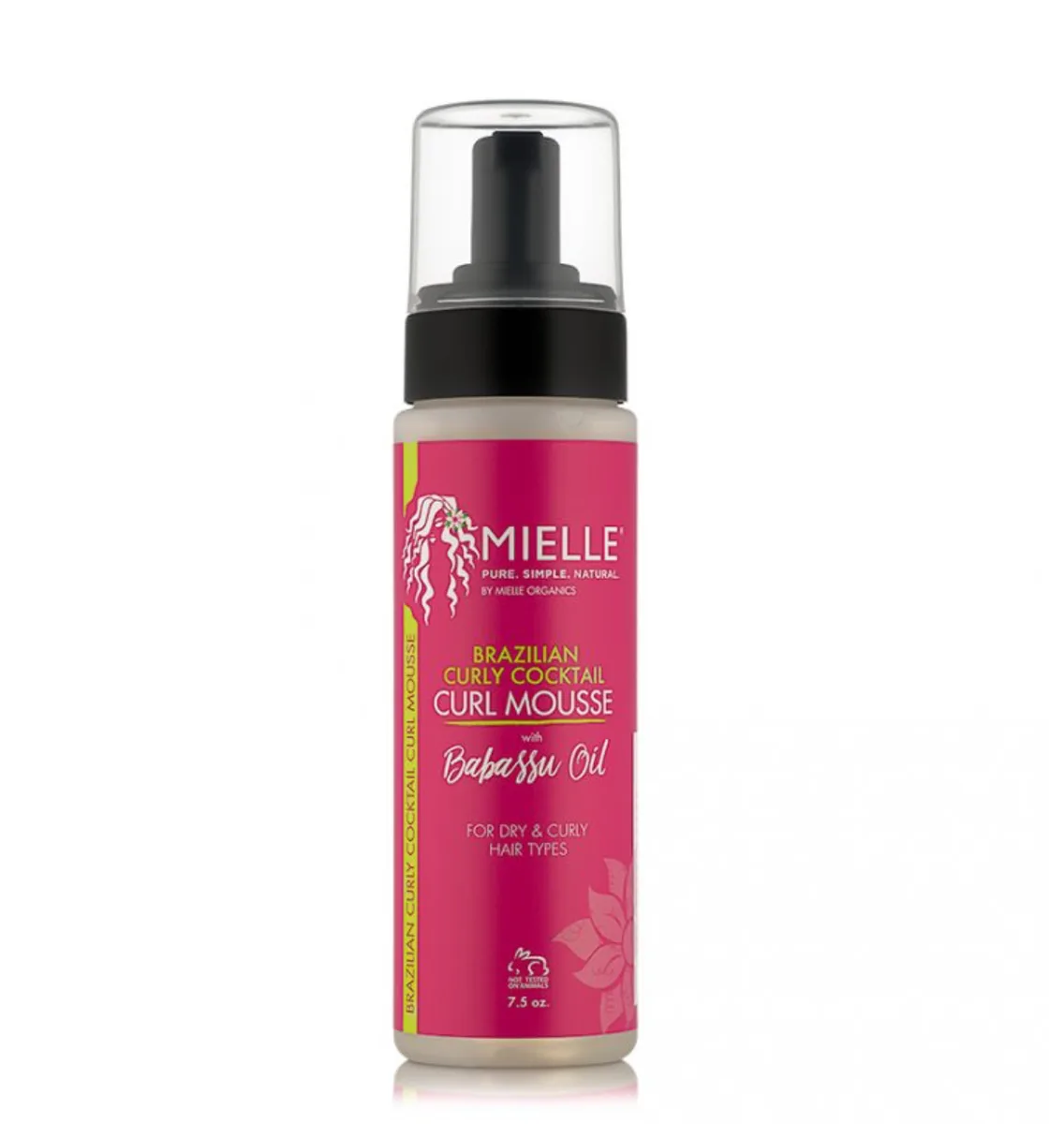 Mielle organics babassu oil brazilian curly cocktail curl mousse 7.5 oz