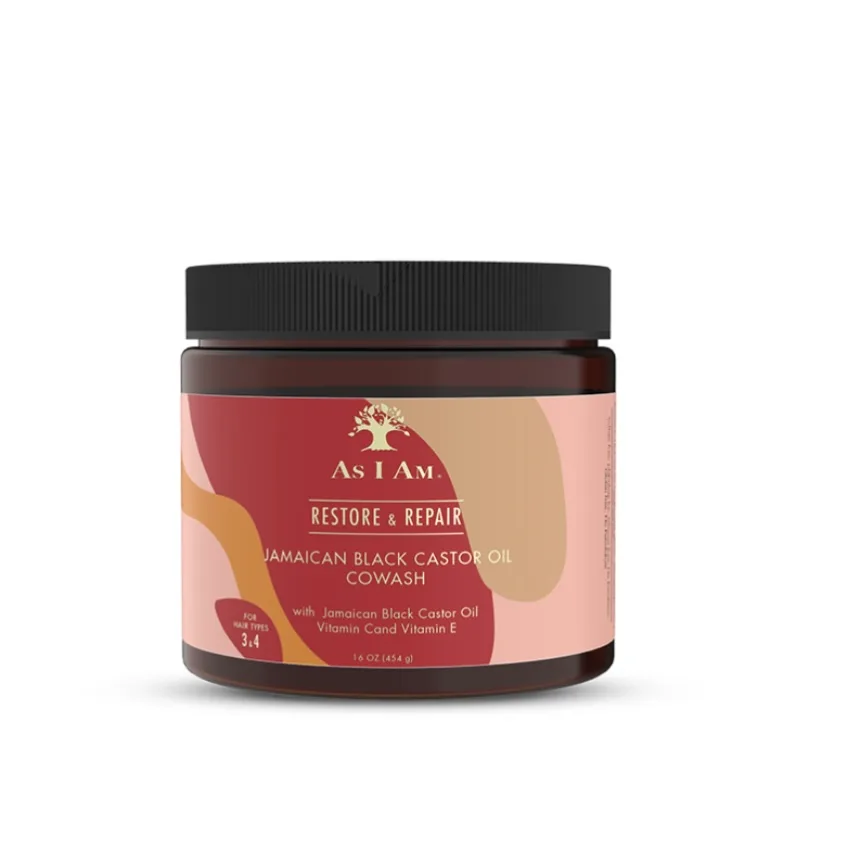 As I Am Jamaican Black Castor Oil Cowash-16oz