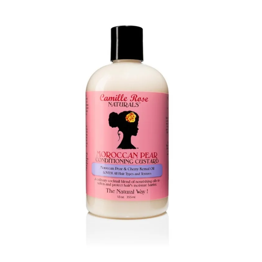 Camille Rose Naturals Moroccan Pear Conditioning Custard (12 oz.) – Rinse Out Conditioner