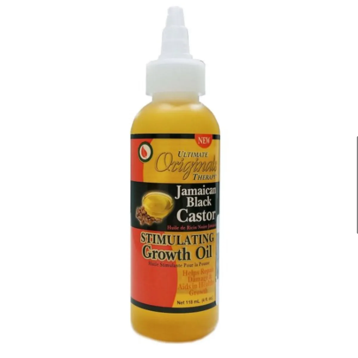 Originals Jamaican Black Castor Oil Stimulating Growth Oil – 4 oz. / 118 ml