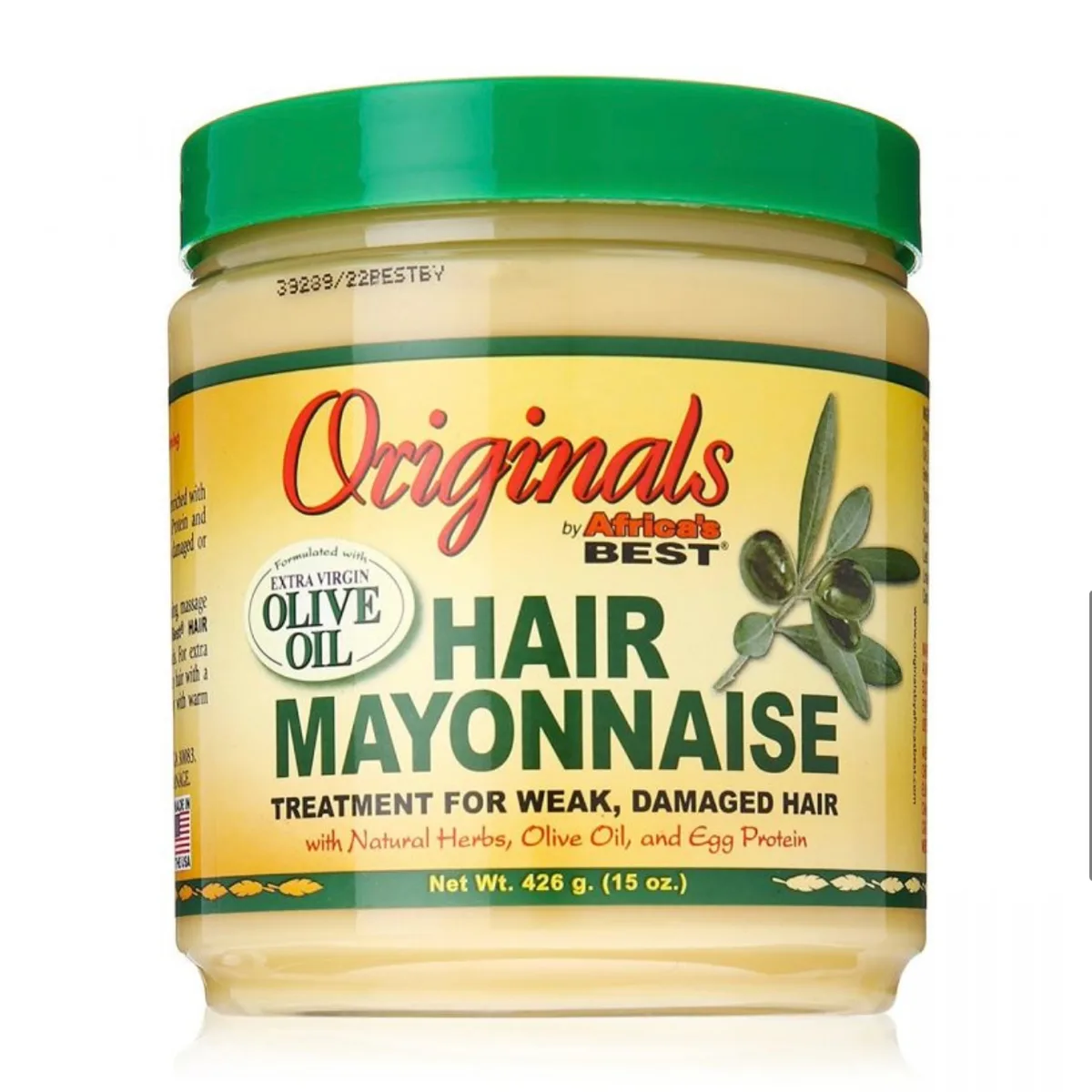 Originals by africas best Hair Mayonnaise treatment for weak damaged hair 15 oz