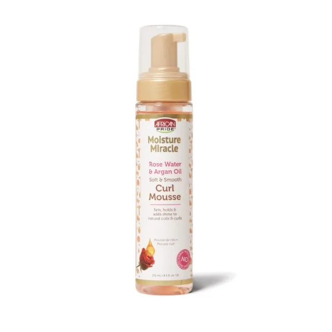 African pride moisture miracle aloe & coconut water curl mousse 354ml