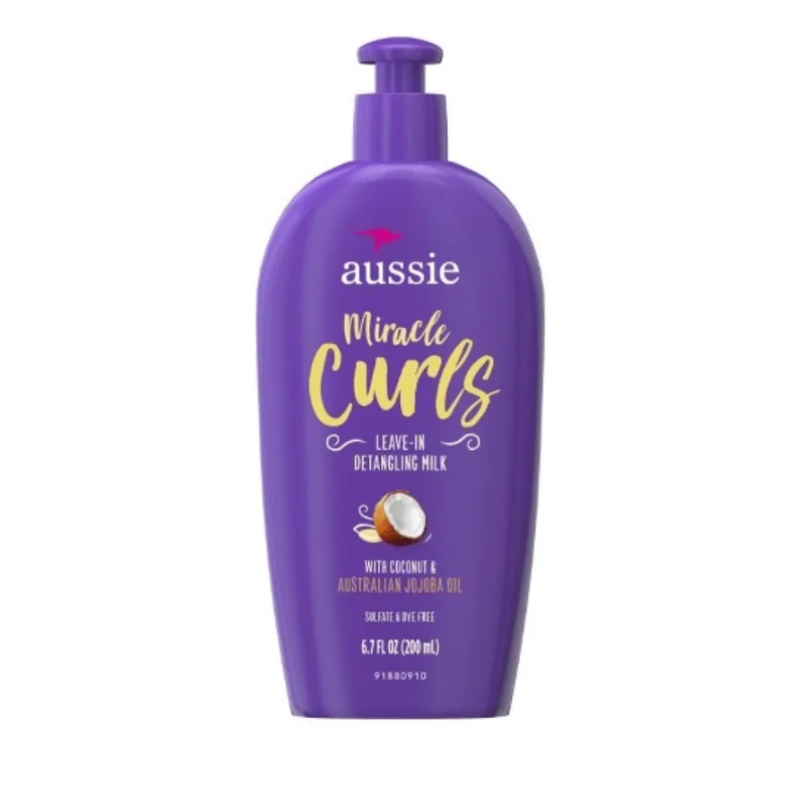 Aussie Miracle Curls Leave-in Detangling Milk – 6.7 oz