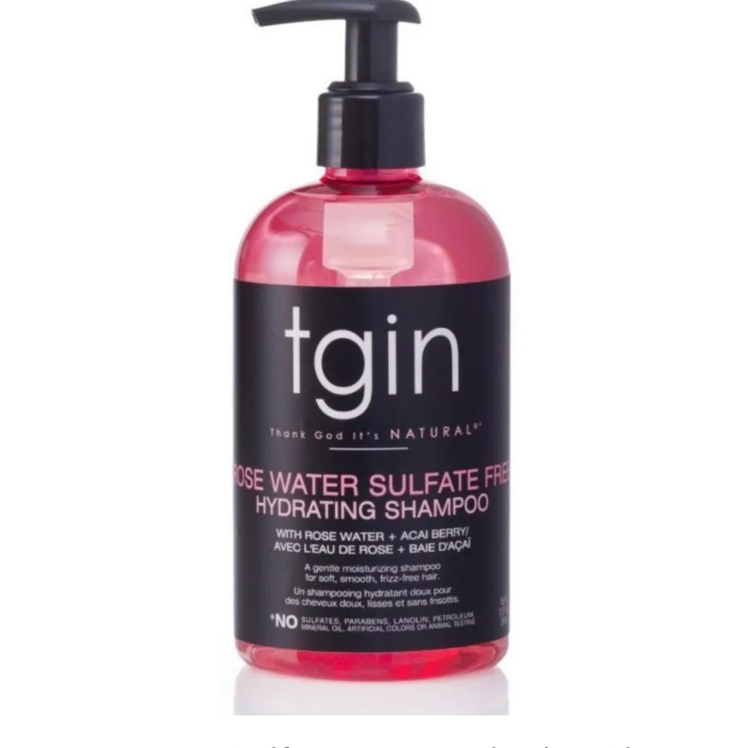 Tgin Rose Water Sulfate Free Hydrating Shampoo – 13oz
