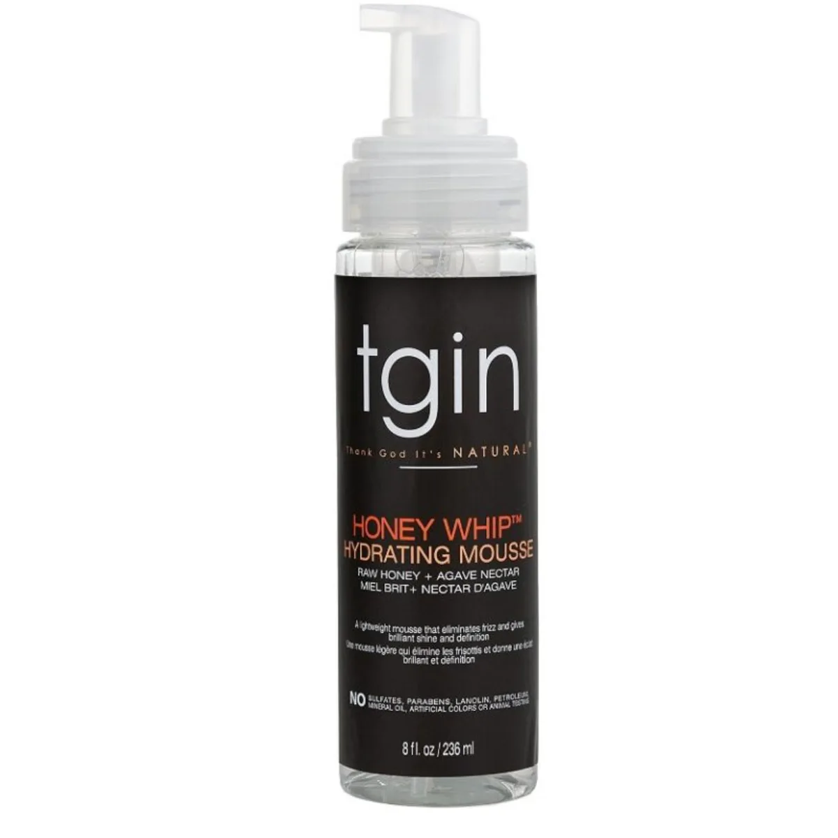 TGIN Honey Whip Hydrating Mousse-8oz