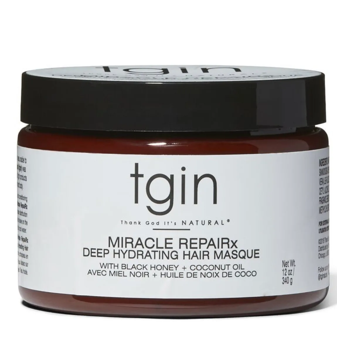 Tgin Miracle RepaiRx Deep Hydrating Hair Mask -12oz