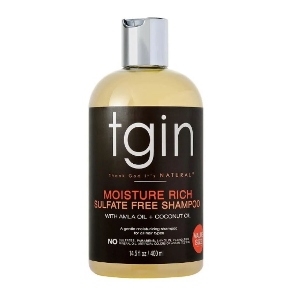 TGIN Moisture Rich Sulfate Free Shampoo-13oz