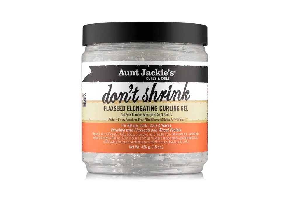 Aunt jackie's flaxseed Don't shrink Flaxseed enlongating curling Gel-15 oz