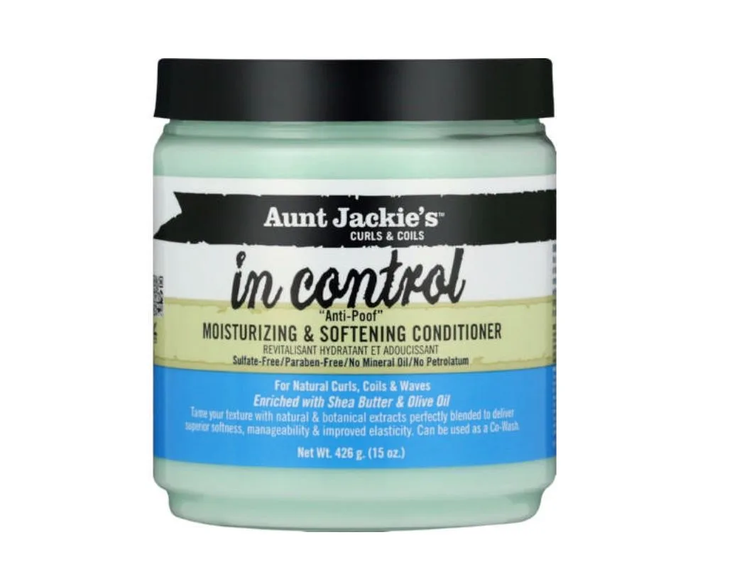 Aunt jackie's in control anti-poof moisturizing & softening conditioner-15oz