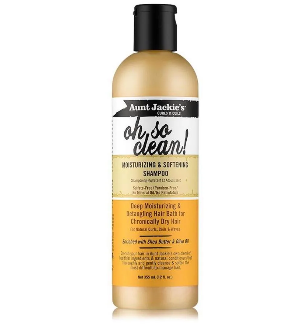 Aunt jackie's oh so clean! moisturizing & softening shampoo-12 fl oz
