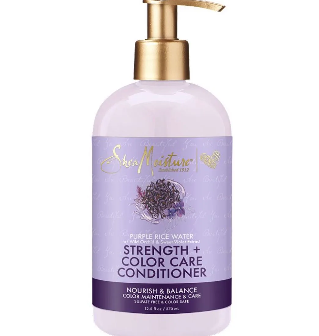 Shea moisture purple rice water strenght + color care conditioner-12.5oz