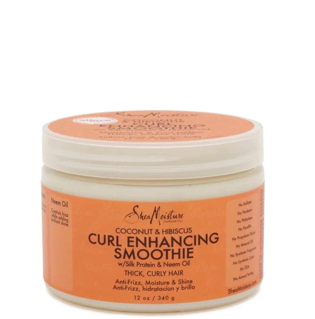 Shea moisture coconut & hibiscus curl & curl enhancing smoothie 12 oz