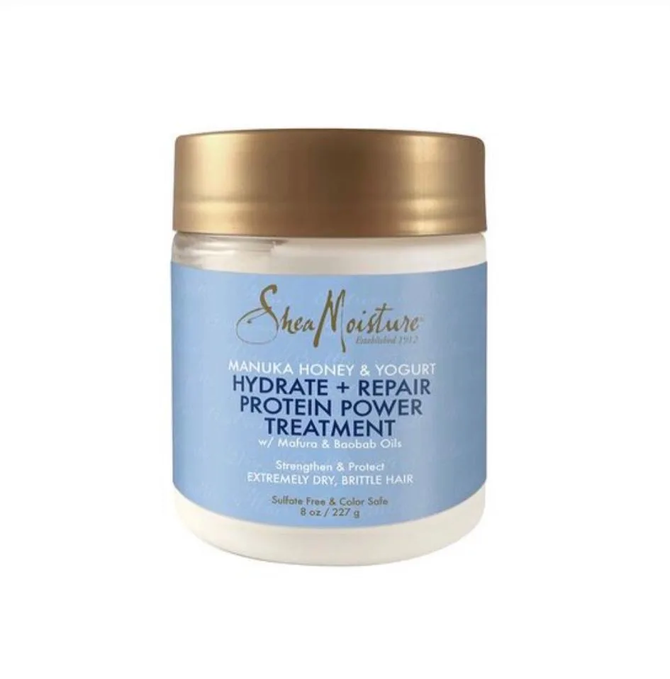 Shea moisture manuka honey & yogurt hydrate + repair protein power treatment - 8oz