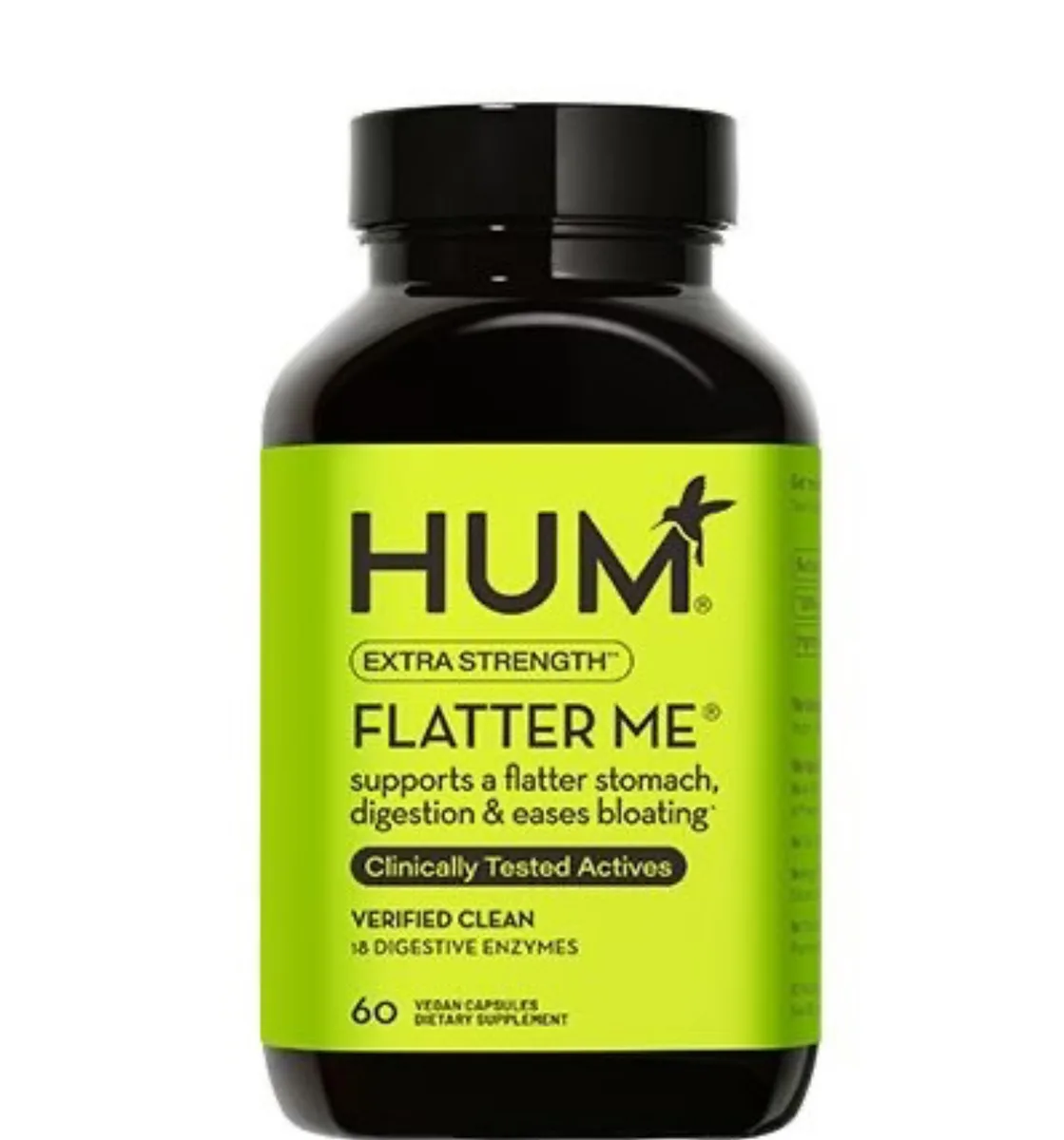 HUM Flatter me "Extra Strength" vegan -60pcs