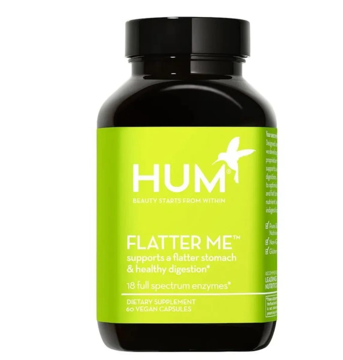 HUM Flatter Me Debloat + Digestive Health -60caps