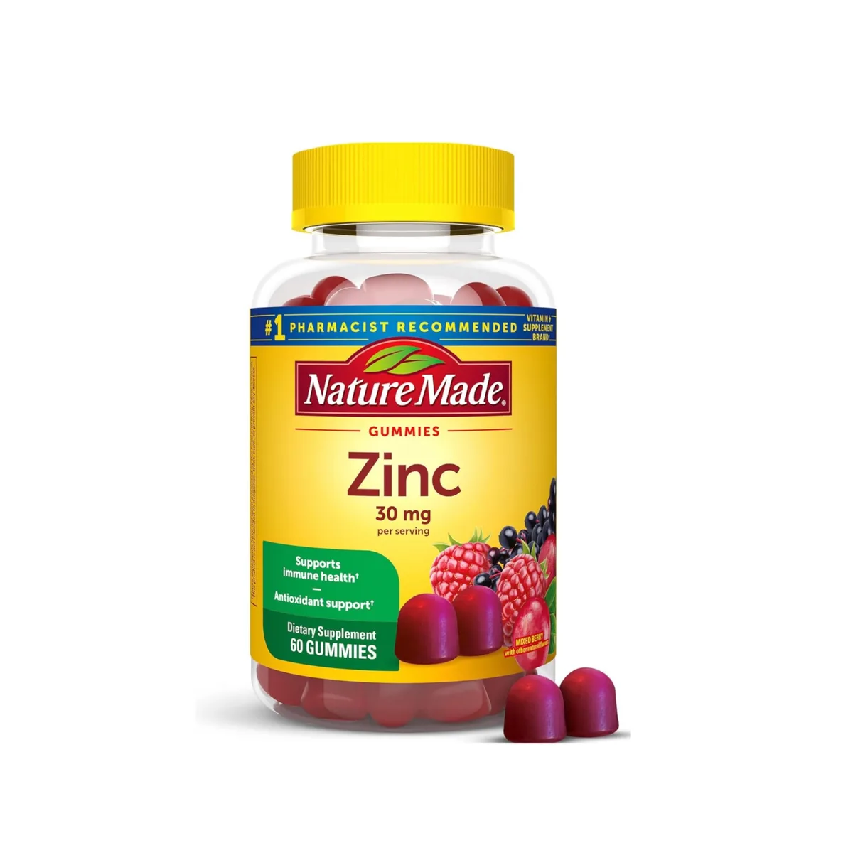 Nature Made gummies zinc 30 mg-60 gummies
