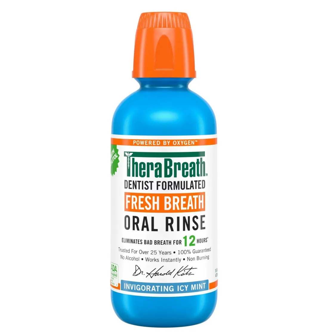 Therabreath Mouth wash oral rinse- icy mint