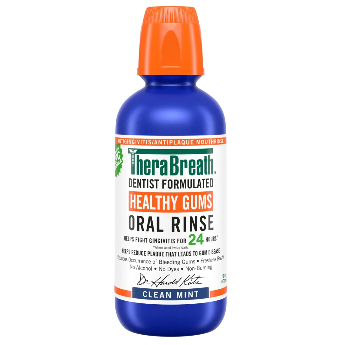 Therabreath Mouth Wash Oral rinse clean mint
