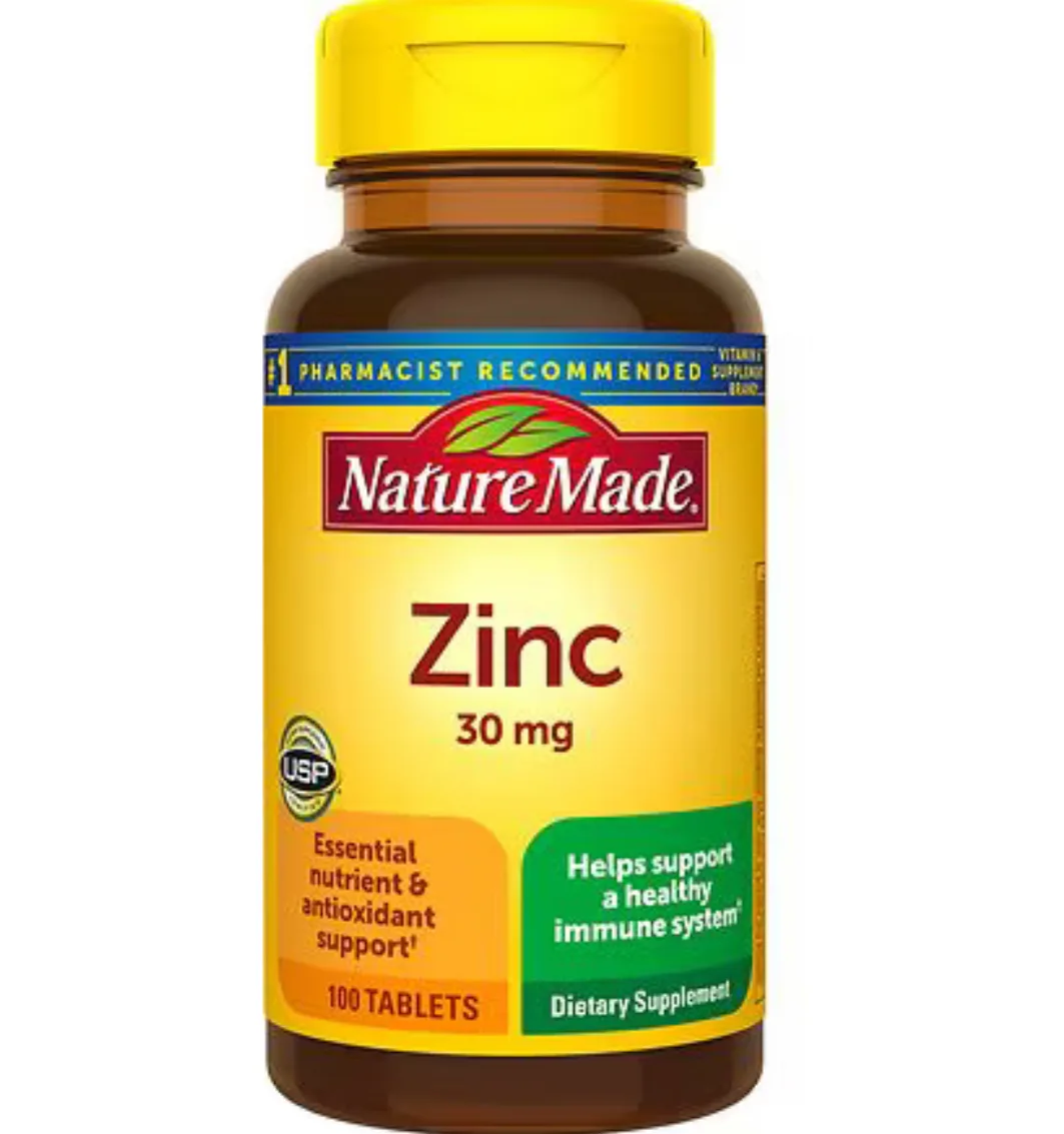Nature Made Zinc 30mg- 100 tablets