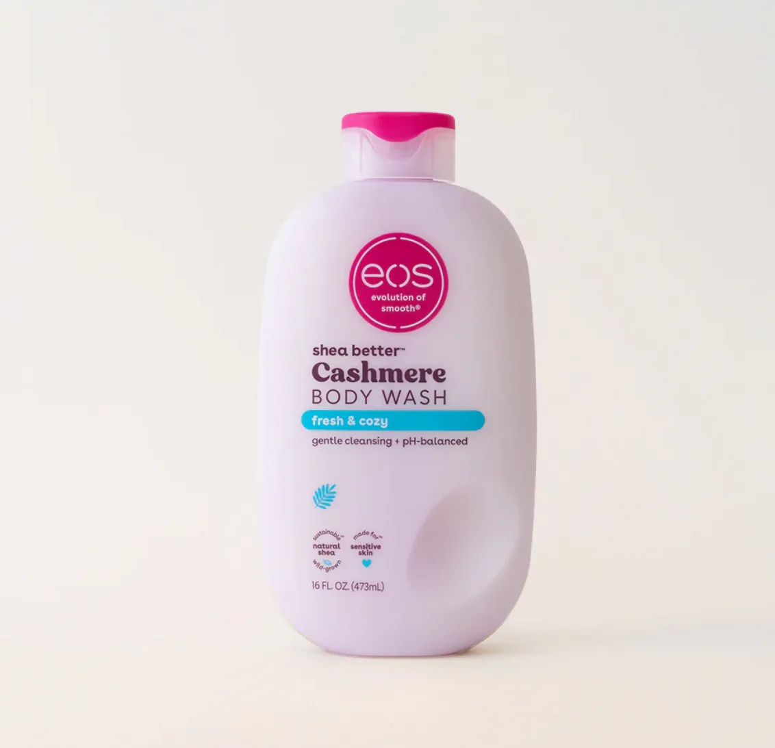 Eos shea butter cashmEre body wash, fresh & cozy -16oz