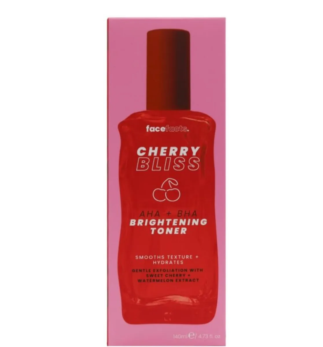 Face facts cherry bliss AHA + BHA brigthening toner-140ml