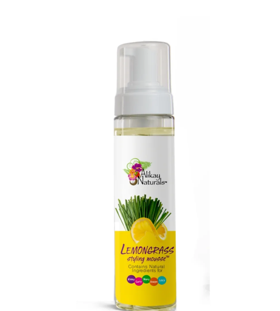 Alikay naturals lemongrass styling mousse - 8oz