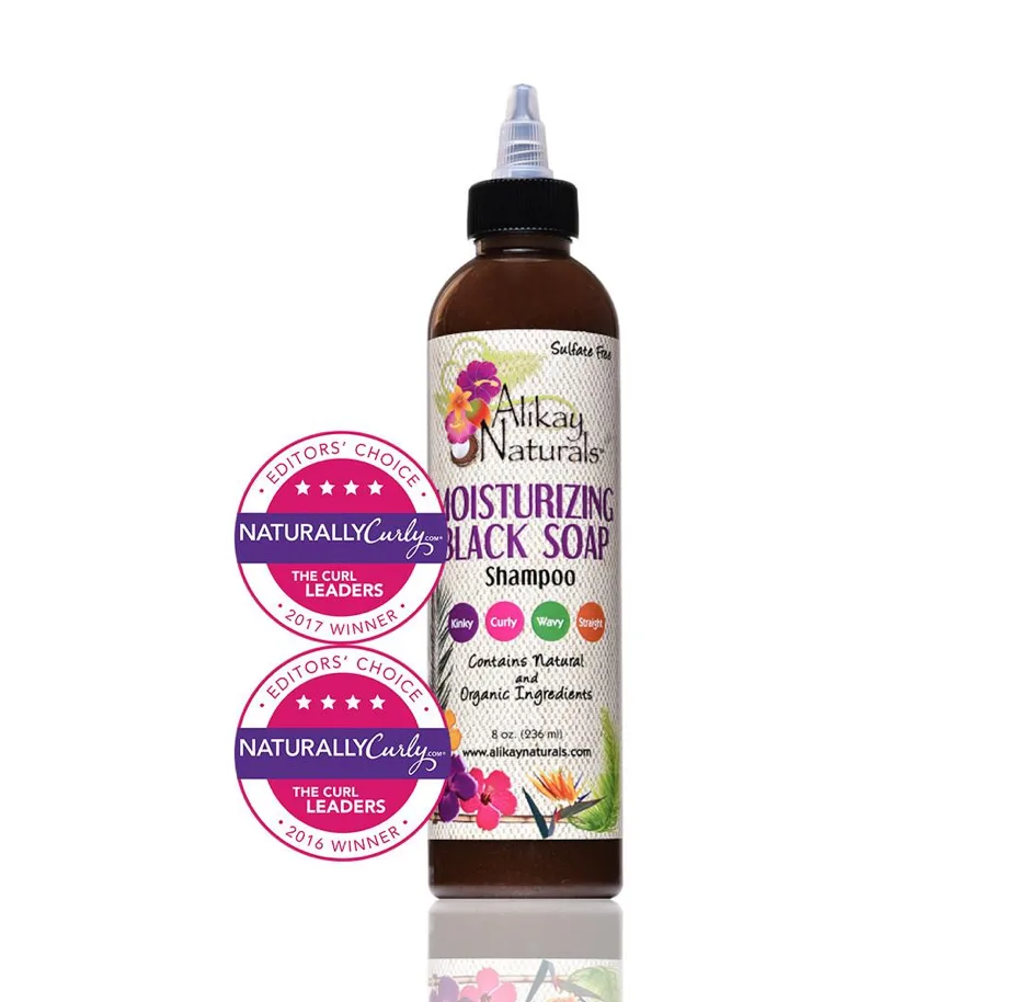 Alikay Naturals Moisturizing black soap shampoo-8oz