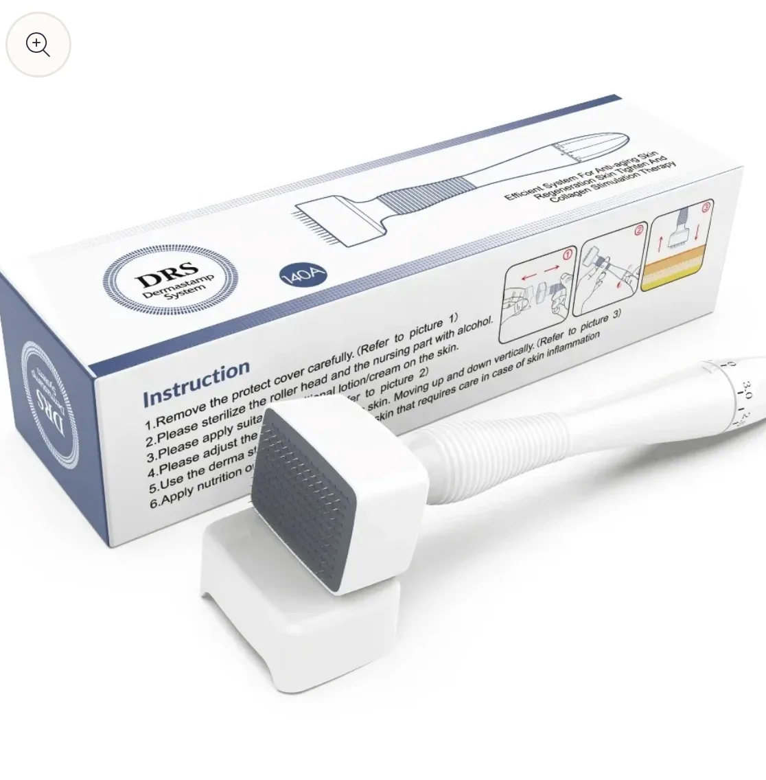 Derma stamp 0.5-3mm needles