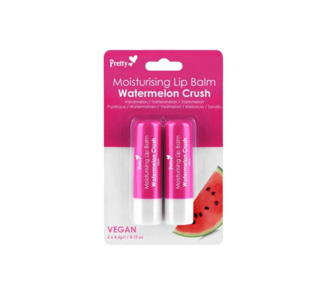 Pretty moisturizing lip balm water melon