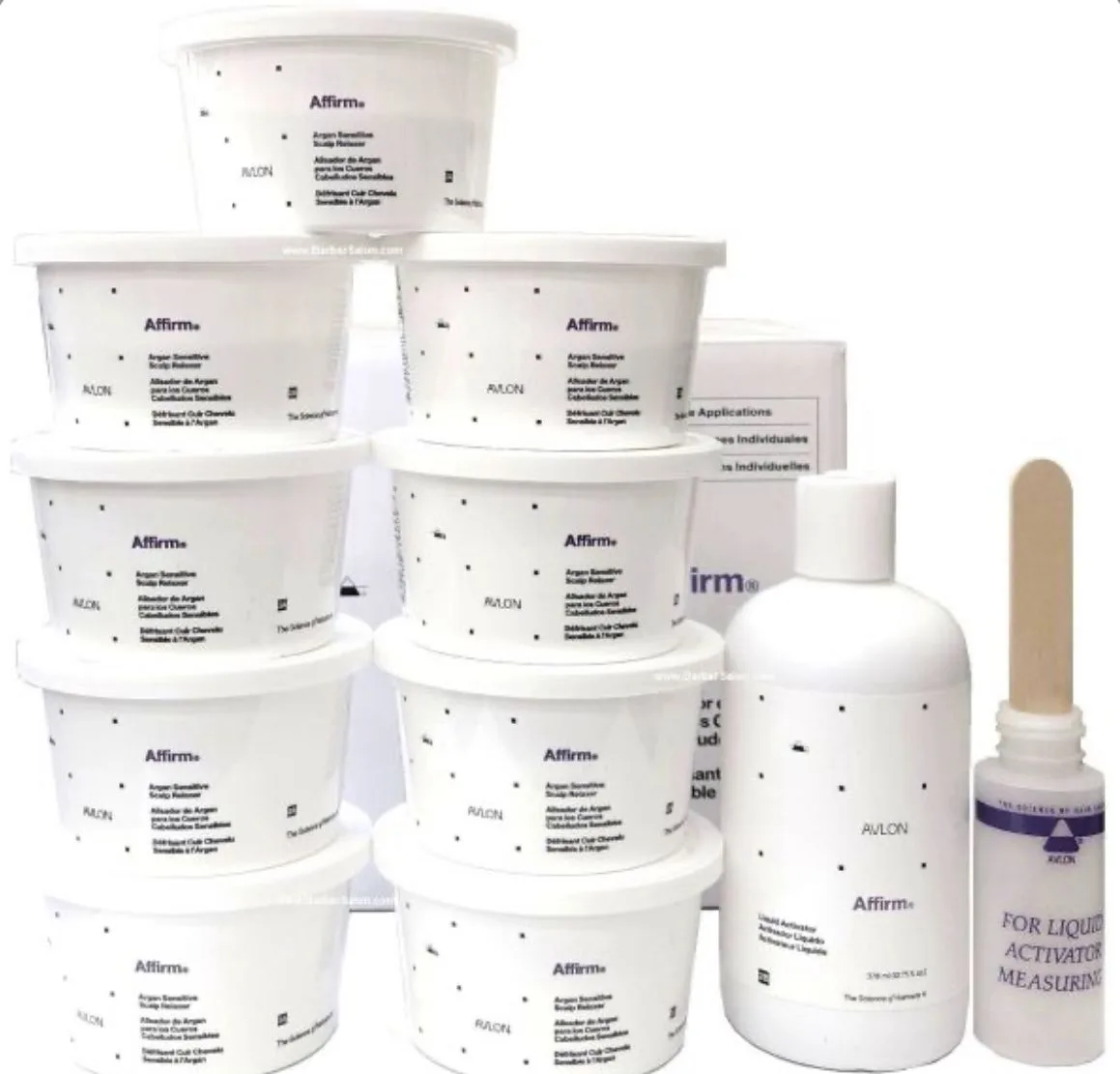Avlon Affirm conditioning sensitive scalp relaxer system -9pcs