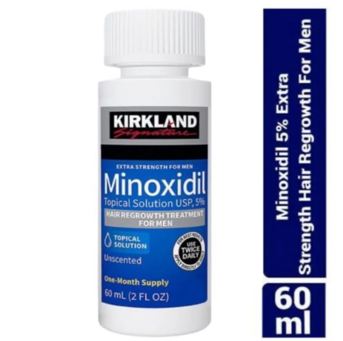 Kirkland minoxidil 5% topical treatment for hair and beard growth - 60ml