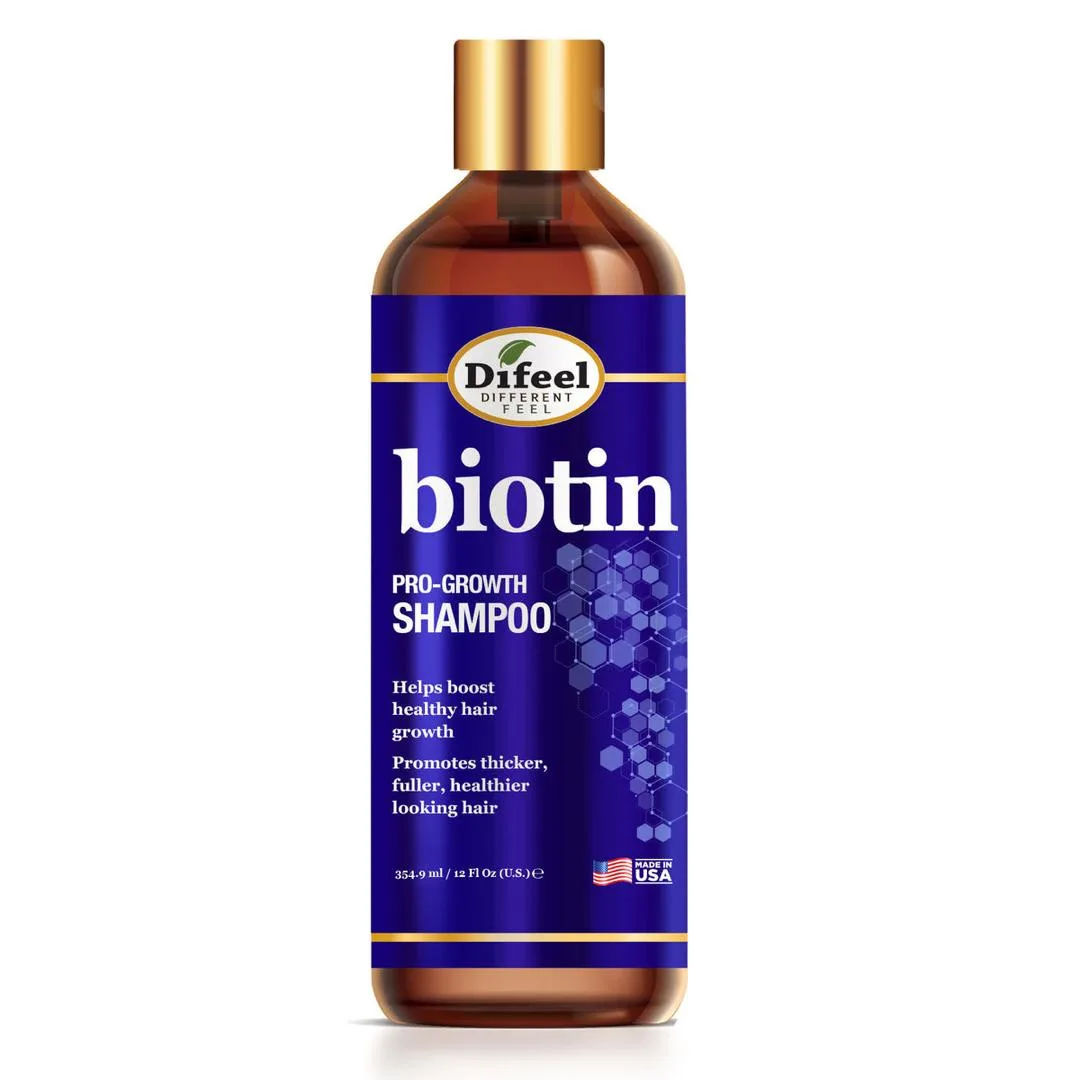 Difeel biotin pro-growth shampoo-354.9ml/12oz