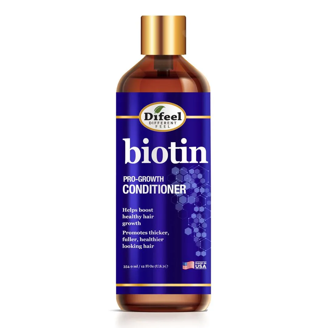 Difeel biotin pro-growth conditioner - 354.9ml/12oz