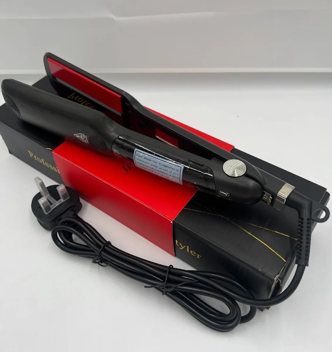 Professional steam straightener + infrared -2inch wide plate