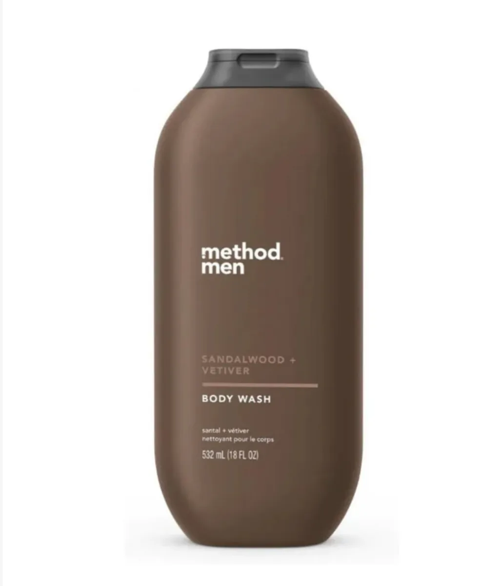 Method Men sandalwood + vetiver body wash-532ml/18oz