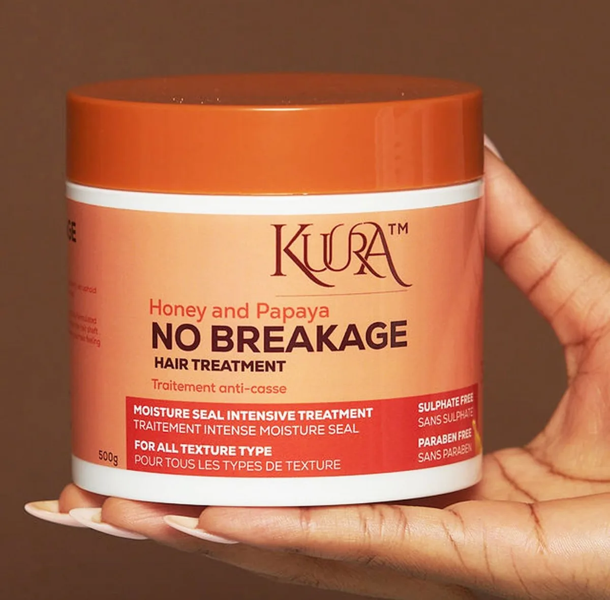 KUURA Honey & Papaya No breakage hair treatment -500g