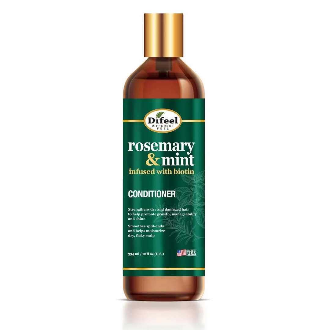 Difeel romsemary & mint infused with biotin conditioner-354,l/12oz