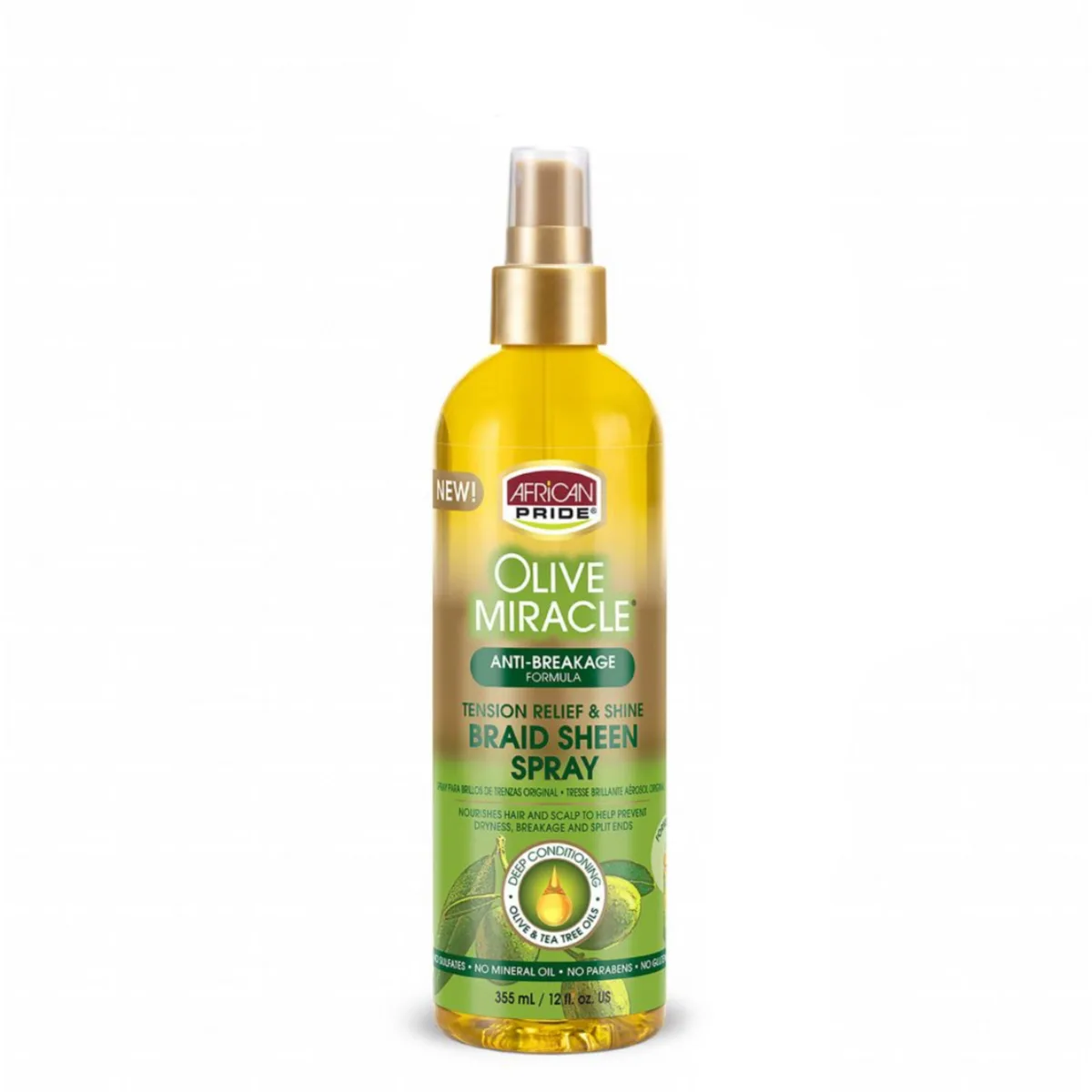 African Pride Braid Sheen Spray 12oz