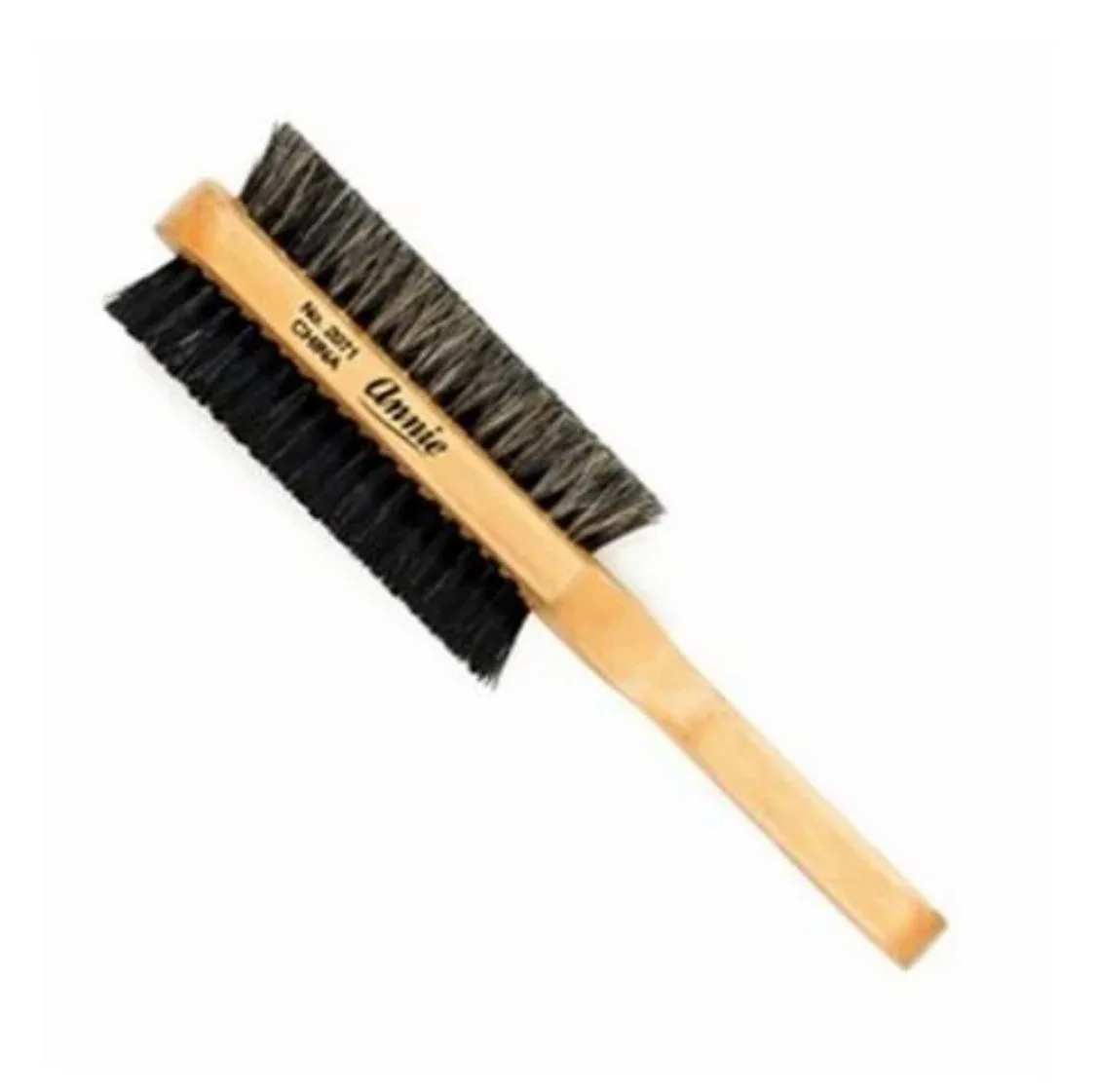 Two way Hair brush w/ wooden handle - large